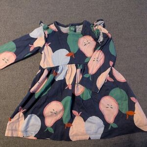 Colorful Pear Print Dress